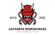 make a creative unique yokai logo
