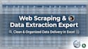 do web scraping, data extraction, and web research