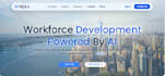 develop a modern frontend website using react