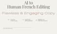 rewrite your ai text into flawless and engaging french