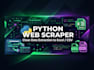 write a custom python web scraper and extract data