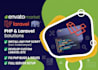 install PHP script, develop laravel website, and fix PHP bugs