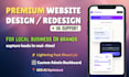 design or redesign a premium local business website with ai and VA support
