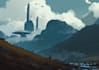 create professional sci fi concept art and environment design