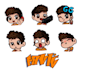 create custom streamer emotes and graphics in cute chibi