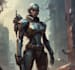 sci fi character illustration or sci fi character