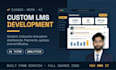build a custom ai lms learning management system  and online course website