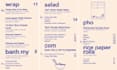 create a modern menu design for cafe, restaurant, or bar