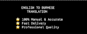 translate english to burmese accurately