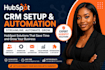 setup hubspot CRM, automation, workflows and integrations