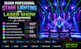 design professional stage lighting and laser show programming for events