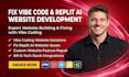 fix vibe code website, fix replit ai website development using vibe coding