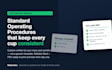 create a custom sop operations manual, staff checklist, and training quiz