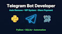 custom telegram bot with auto remove and VIP access system