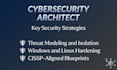 design advanced cybersecurity architecture and threat models