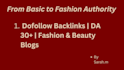 create a high quality da fashion guest post