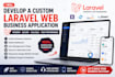 develop a custom laravel business web application