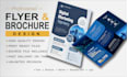 design professional flyer, bifold and trifold brochure