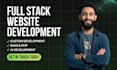 do website development as full stack web developer, front end, backend developer