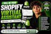 be your shopify virtual assistant