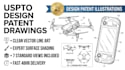 draft uspto design patent drawings and patent illustrations