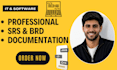 translate your business ideas into developer ready srs and brd