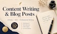 write SEO articles and engaging blog posts