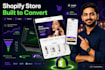 build, customize and redesign your shopify store