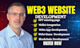 build web3 interactive website, nft website, nft landing page, nft app building