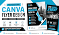 design professional canva flyer design