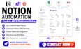 connect custom zapier make webhooks api and notion automation workspace