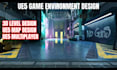 create stylized ue5 game environment design, multiplayer rpg world level design