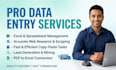 do accurate data entry, copy paste, and web re