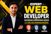 design a professional custom built website