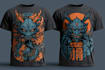 create custom anime and gaming t shirt illustrations