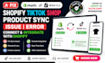 fix shopify tiktok shop product sync issue error connect integrate with shopify