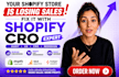 conversion rate optimization of shopify store design and do shopify cro audit