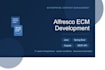 build custom alfresco ecm solutions for you