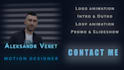 create cinematic logo animation and motion design