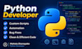 write python scripts and fix bugs