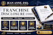 draft comprehensive franchise disclosure fdd packages