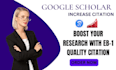 backdate and increase google scholar citation using peer review paper
