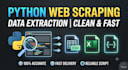 python web scraping, data extraction and web automation
