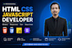 build a responsive HTML CSS javascript website