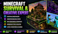 build survival base,creative builds coach minecraft pvp survival speedrun