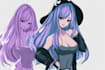 create retro style anime style character illustrations