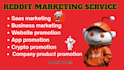 mention brand name website link with organic reddit post
