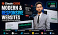 build and design modern responsive websites with claude code
