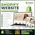 a professional shopify ecommerce website or online store