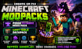 create or fix minecraft modpacks, forge to fabric mods pack, loot table datapack